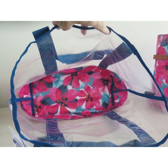 Arctic Zone Antimicrobial Insulated 30 Can Floral Print Cooler & Tote Bags - Picture 10 of 12